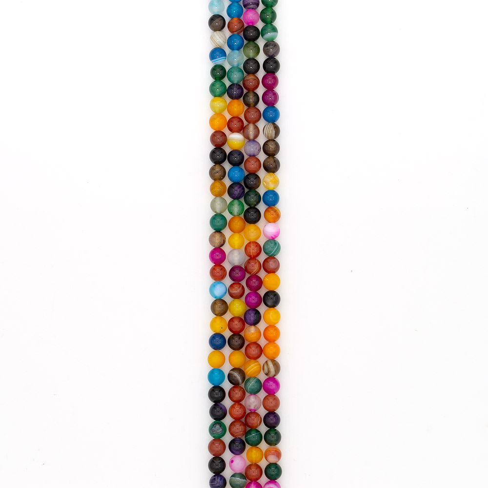 Фото товара агат шар цвет "ассорти" 8 мм