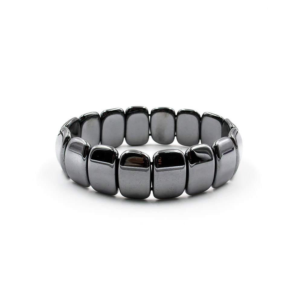 Фото товара браслет из гематита сегмент 19*12 мм в.с.