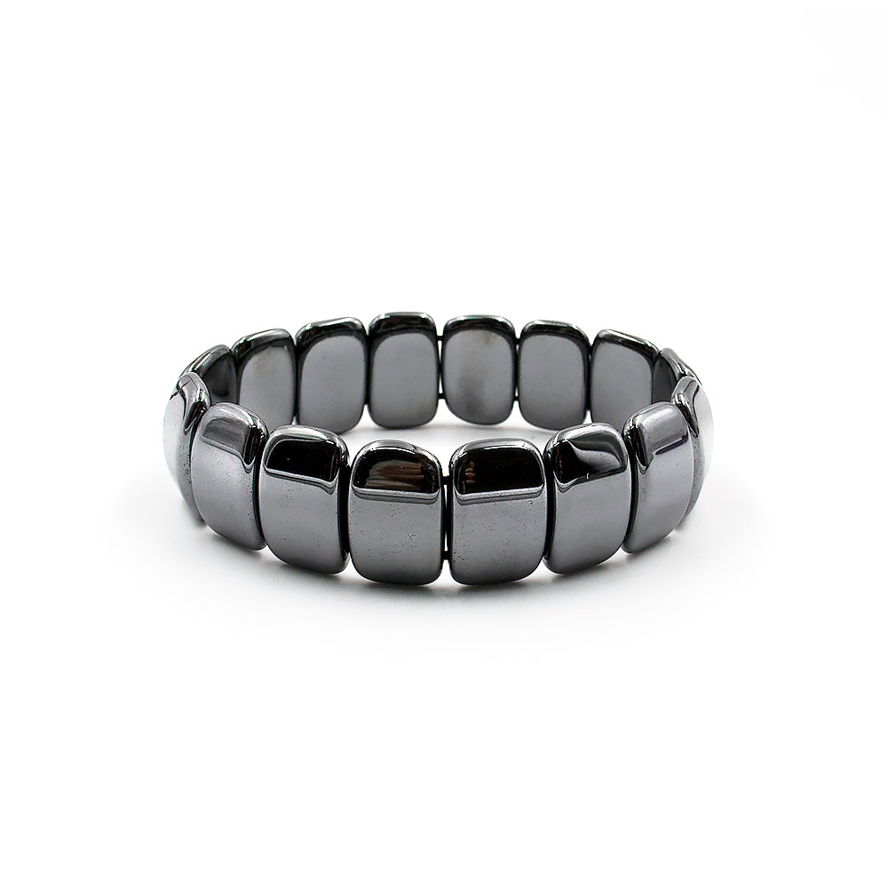 Фото товара браслет из гематита сегмент 19*12 мм в.с.