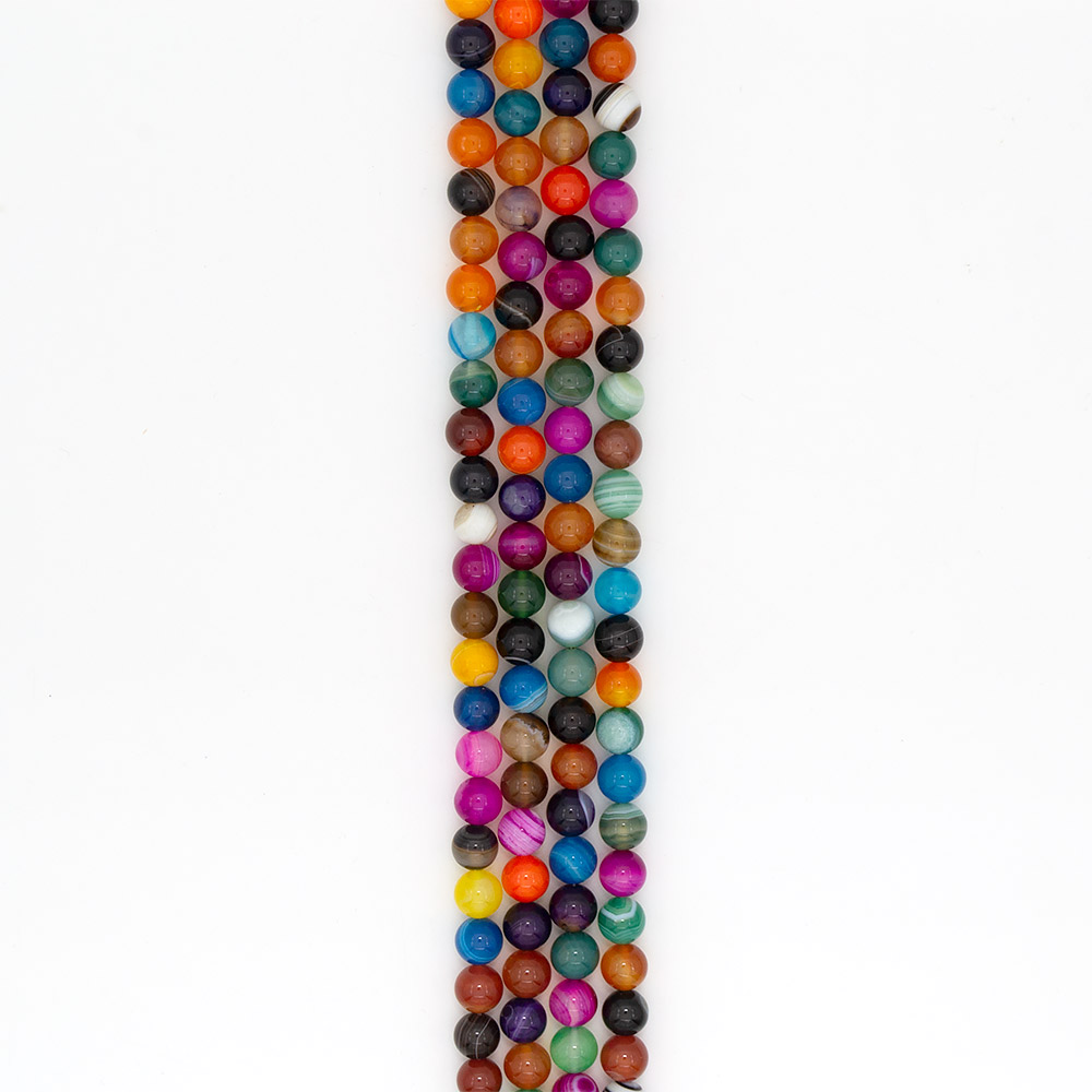 Фото товара агат шар цвет "ассорти" 10 мм