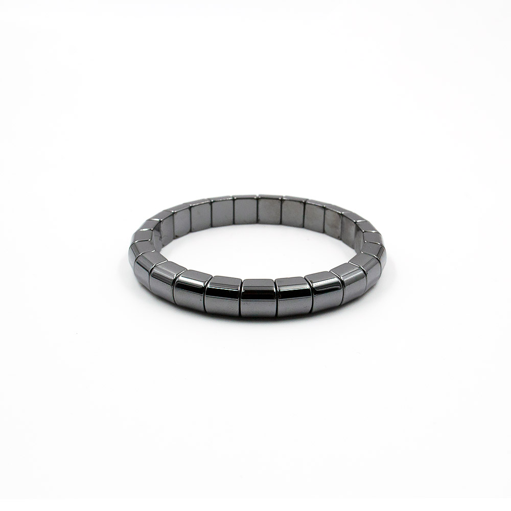 Фото товара браслет из гематита сегмент закругленный 8*8*6 мм