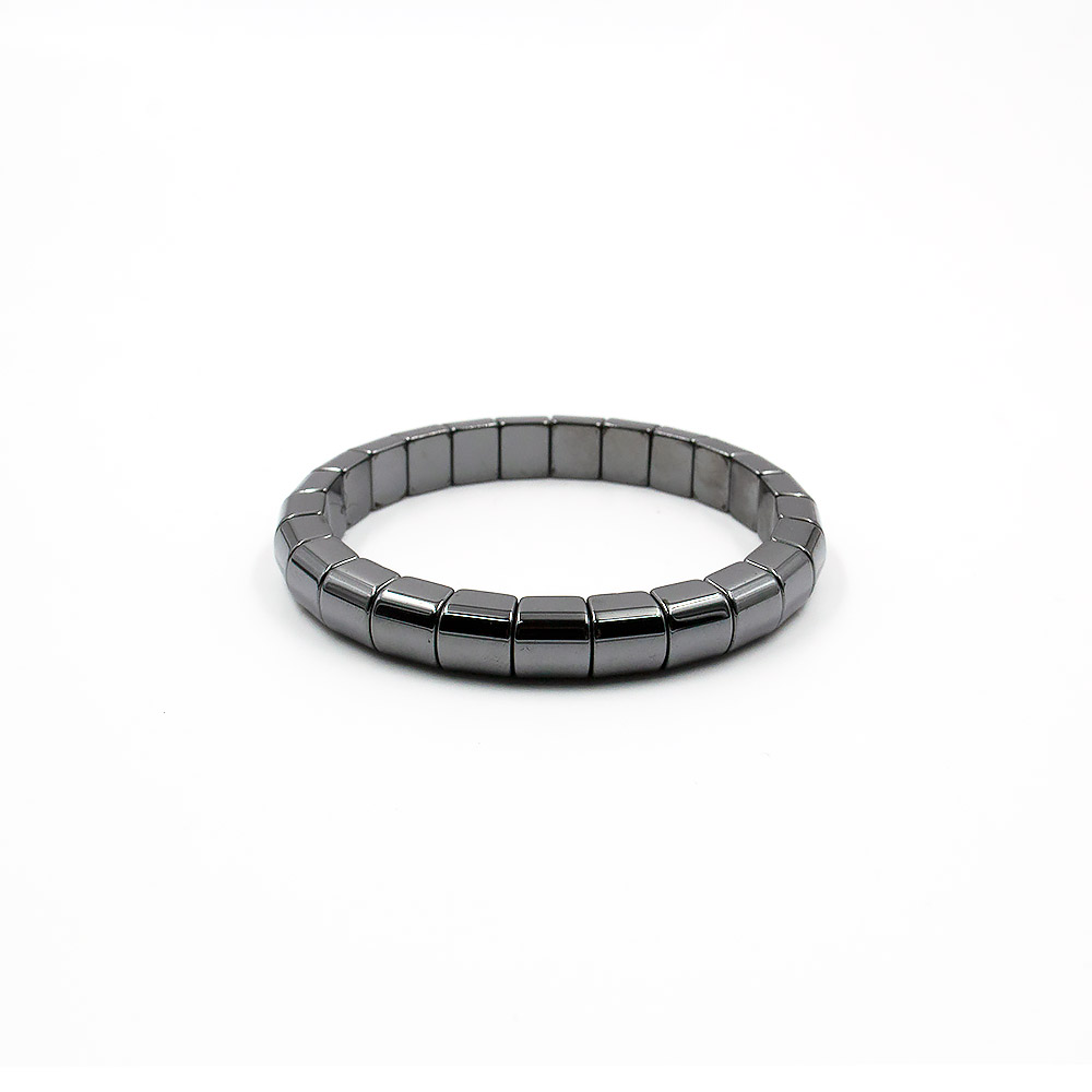 Фото товара браслет из гематита сегмент закругленный 8*8*6 мм