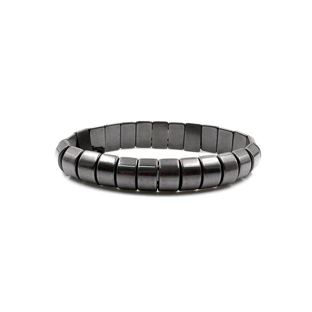 Фото товара браслет из гематита сегмент закругленный 13*7*6 мм