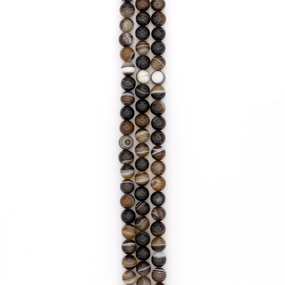 Фото товара агат шар цвет коричневый 12 мм