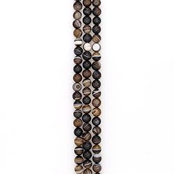 Агат шар цвет коричневый 12 мм