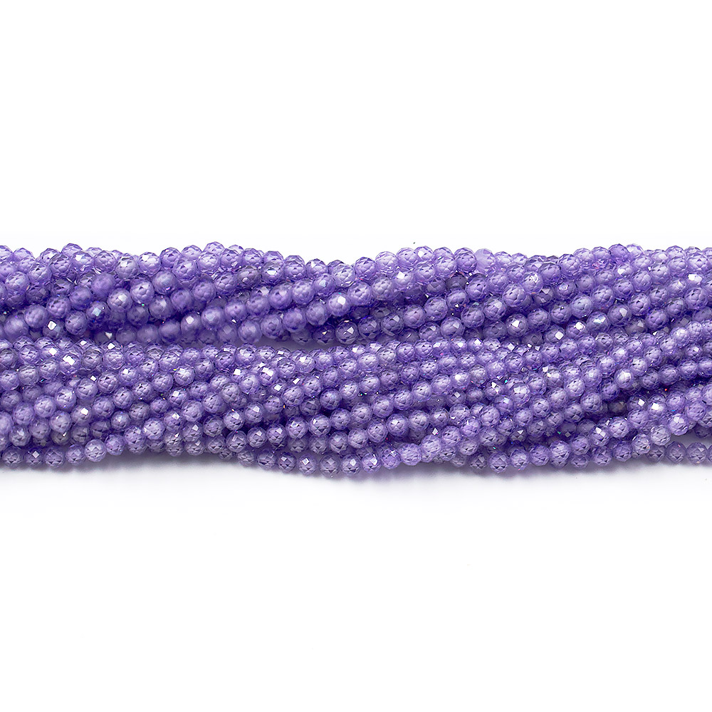 Циркон шар цвет аметист грань