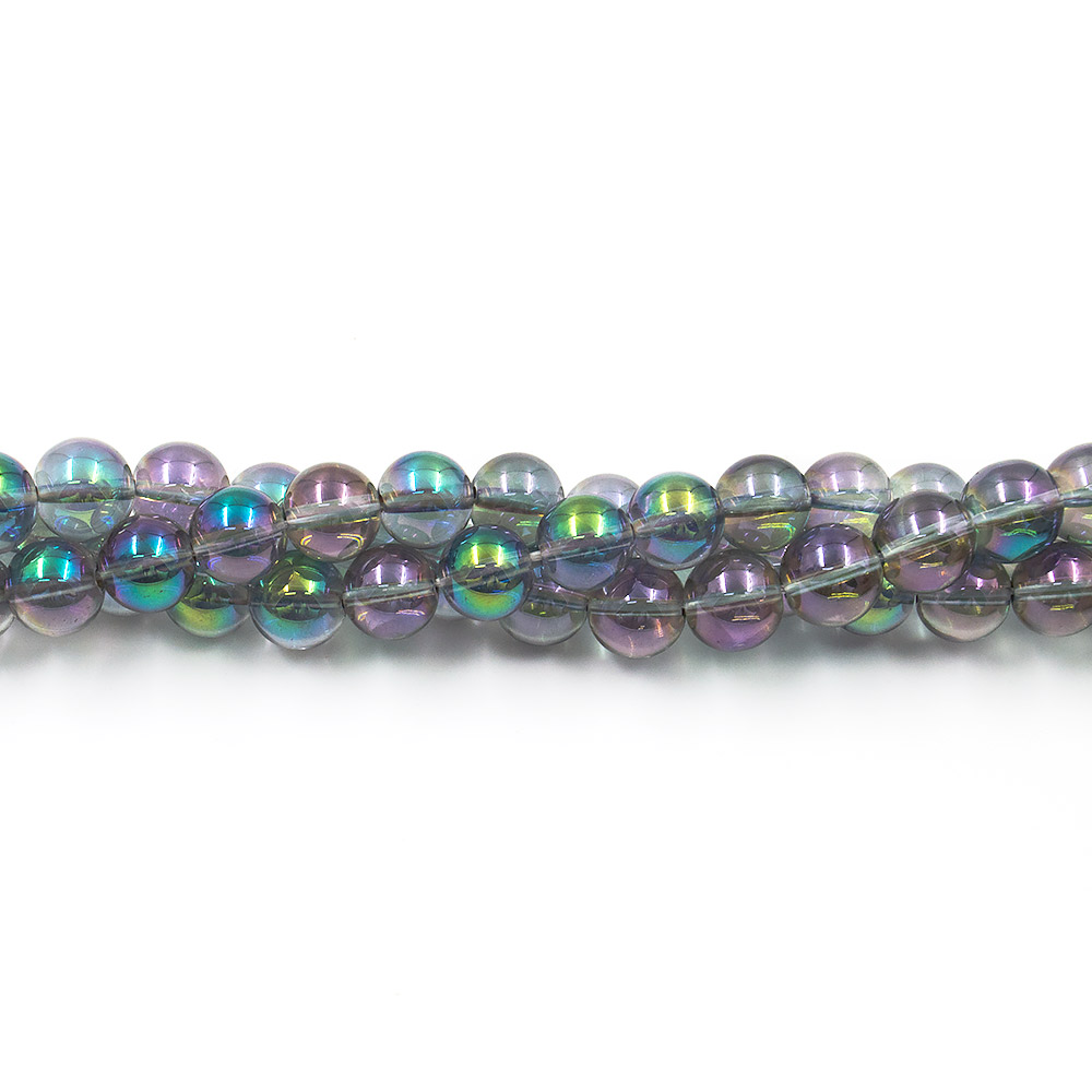 Фото товара опал синтетический цвет сине-зеленый шар 10 мм