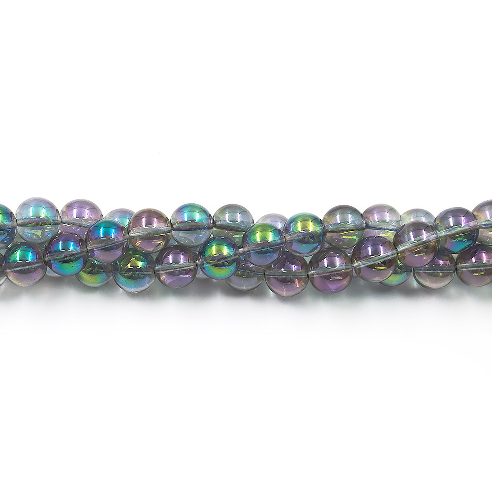 Опал синтетический цвет сине-зеленый шар 10 мм