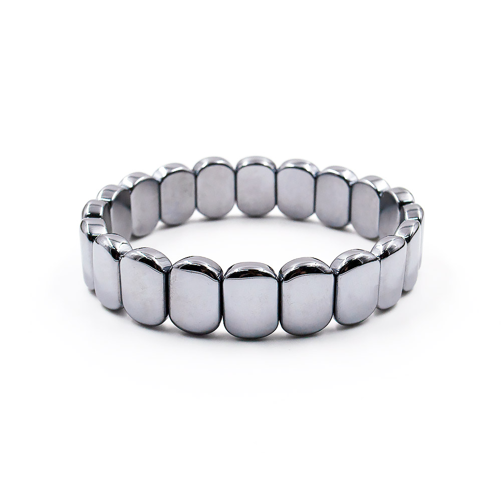 Браслет из терагерца сегмент овальный 14*10 мм