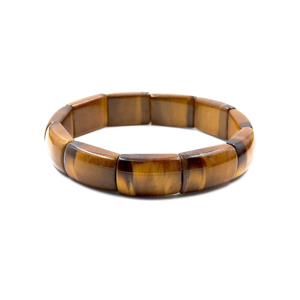 Браслет из тигрового глаза  сегмент 20*12 мм