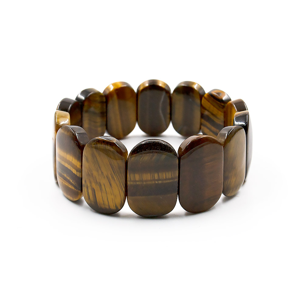 Браслет из тигрового глаза сегмент 23*15 мм