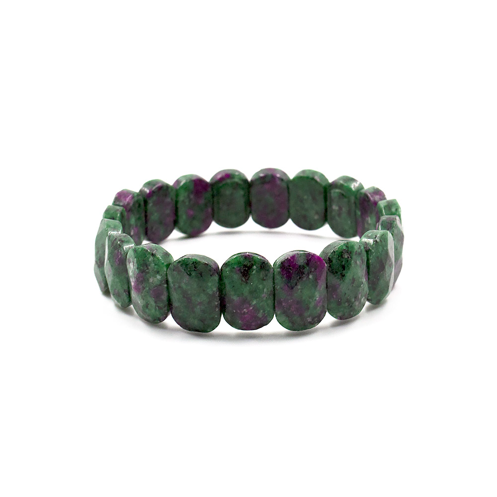 Фото товара браслет из цоизита сегмент 15*11 мм грань