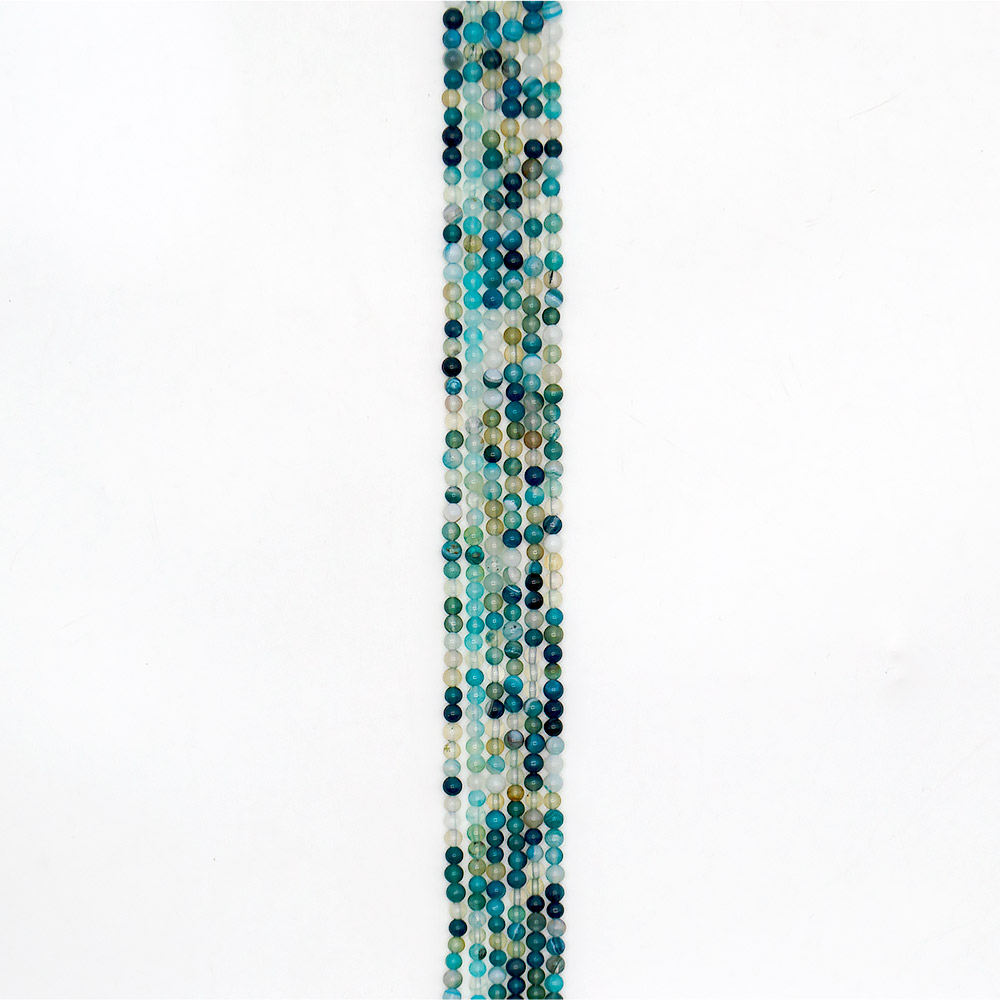 Фото товара агат шар цвет серо-синий бледный 4 мм