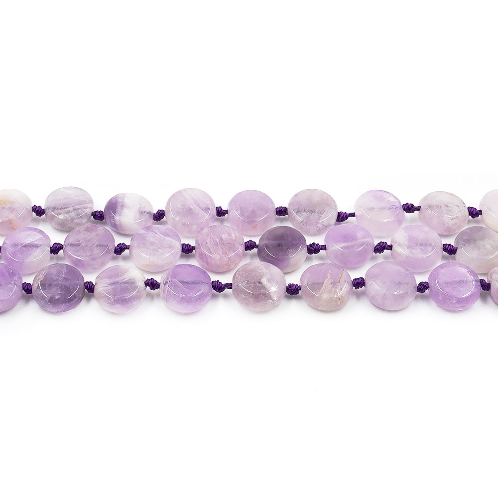 Аметист лавандовый таблетка круглая 12 мм