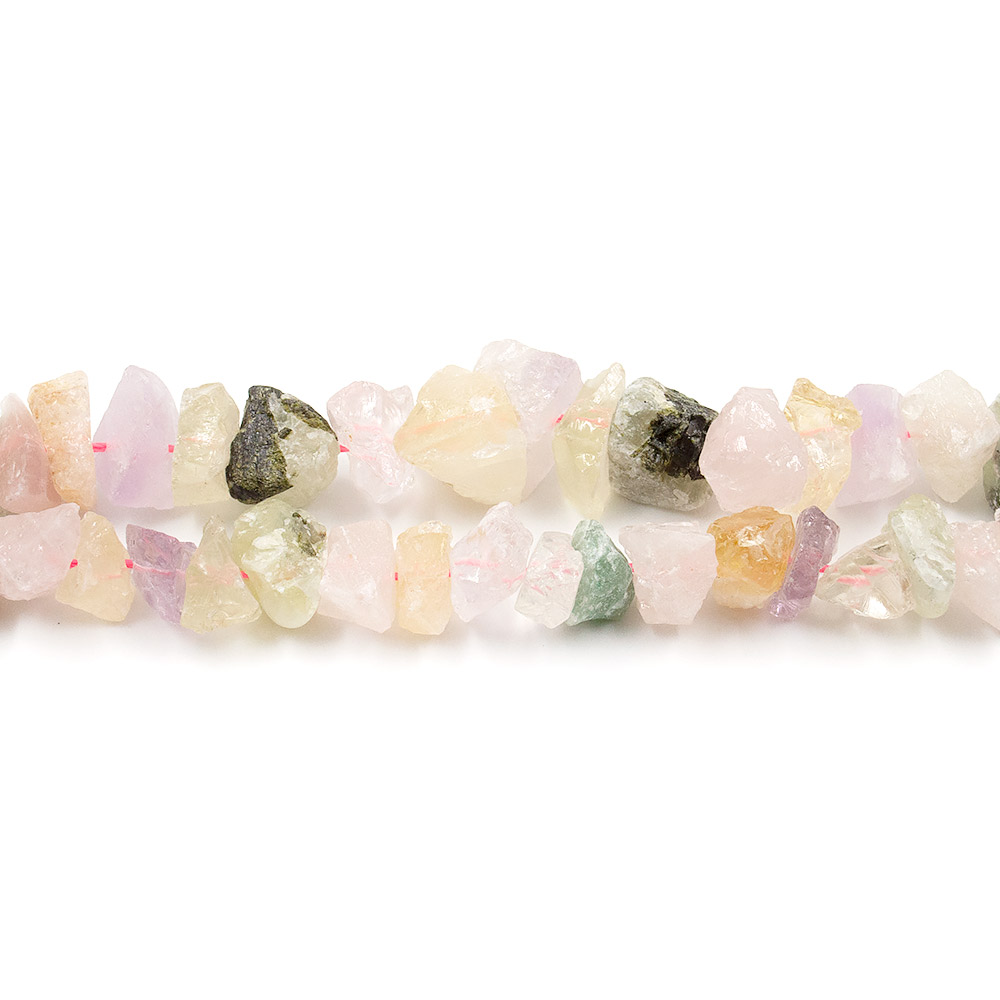 Фото товара цитрин,аметист,розовый кварц,пренит крошка необработанная