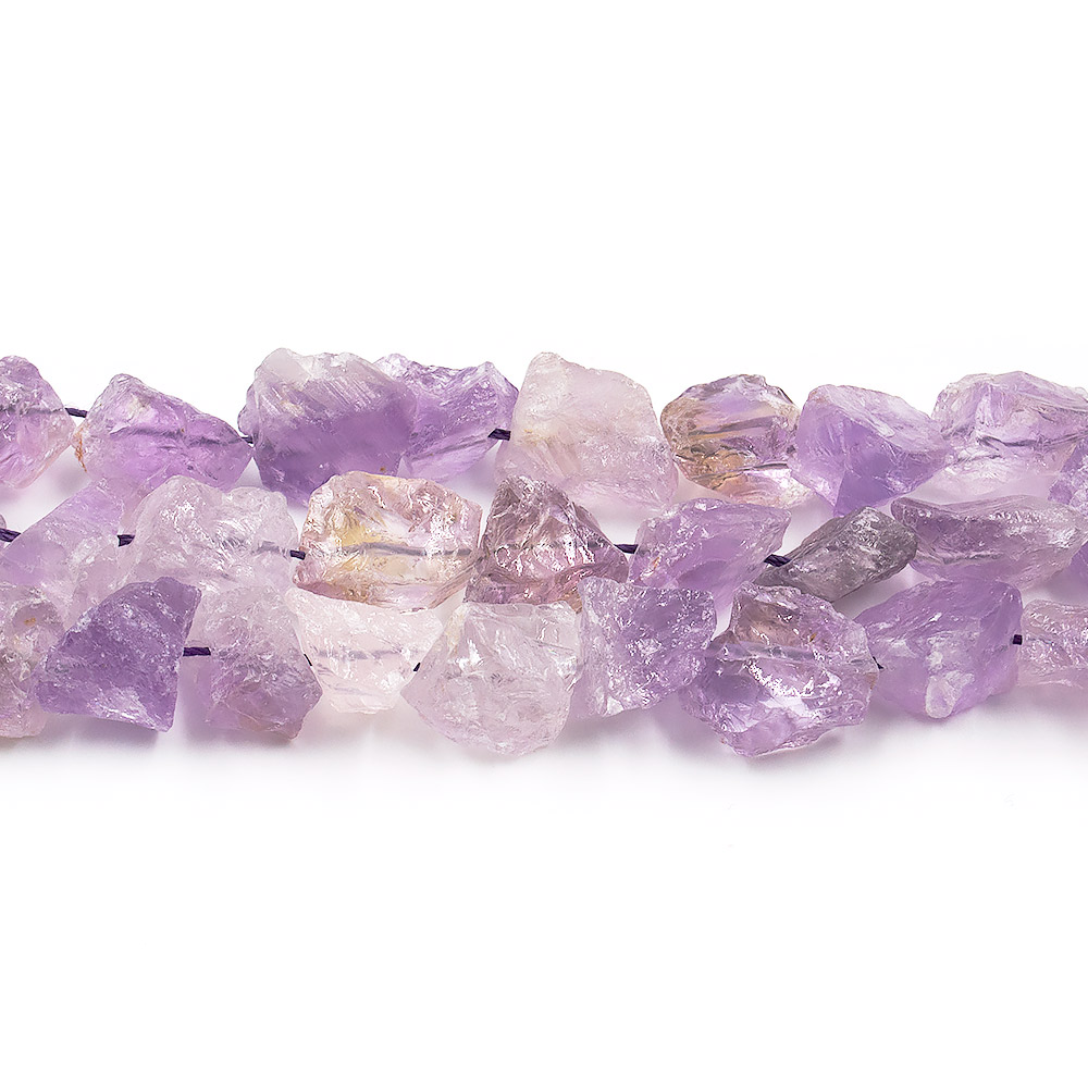 Аметист лавандовый галтовка необработанная от 15*10 до 17*12 мм