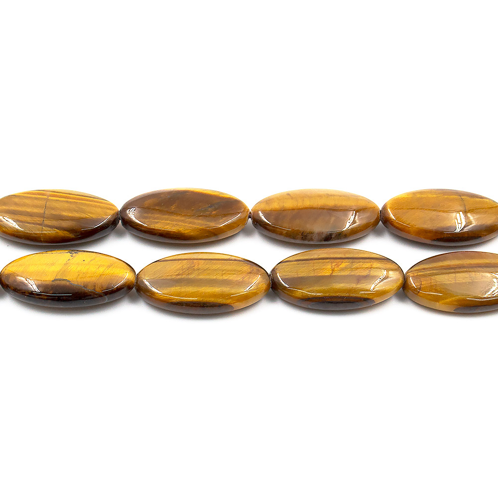 Тигровый глаз таблетка овальная вытянутая 30*15 мм