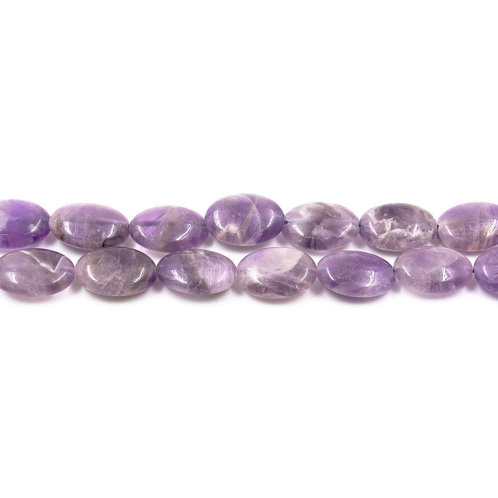 Фото товара аметист таблетка овальная пестрая 18*13 мм