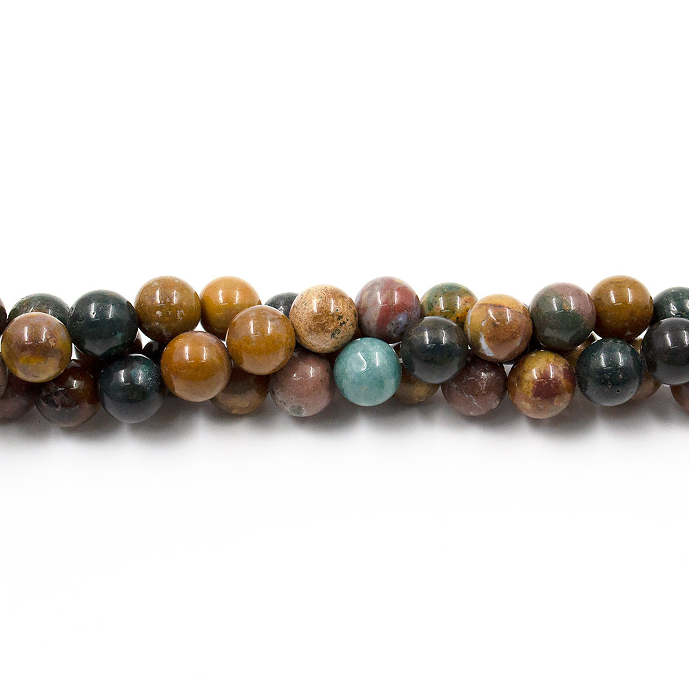 Фото товара яшма "пикассо" шар 10,5 мм в.с.