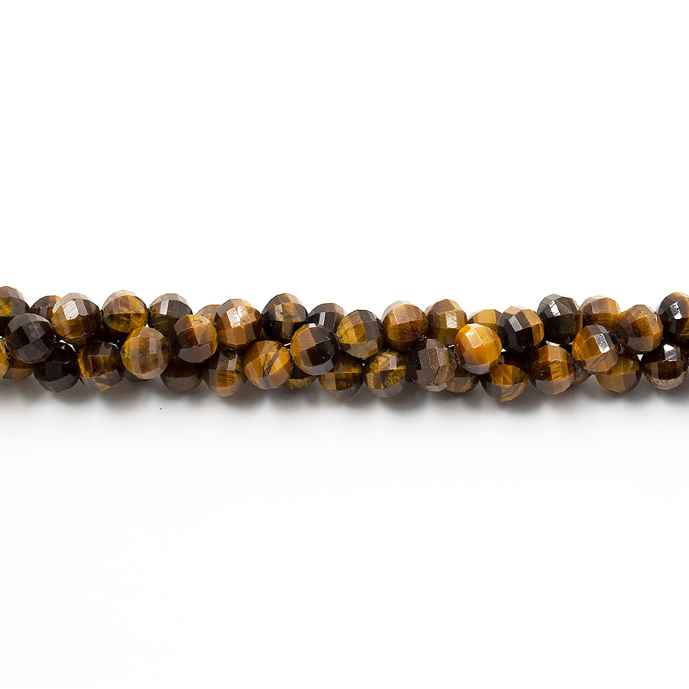 Тигровый глаз тыква грань люкс 8 мм