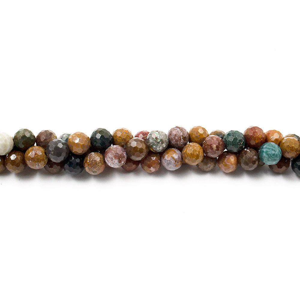 Фото товара яшма "пикассо" шар грань 8 мм