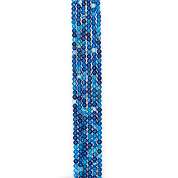 Фото товара агат шар цвет синий 6 мм