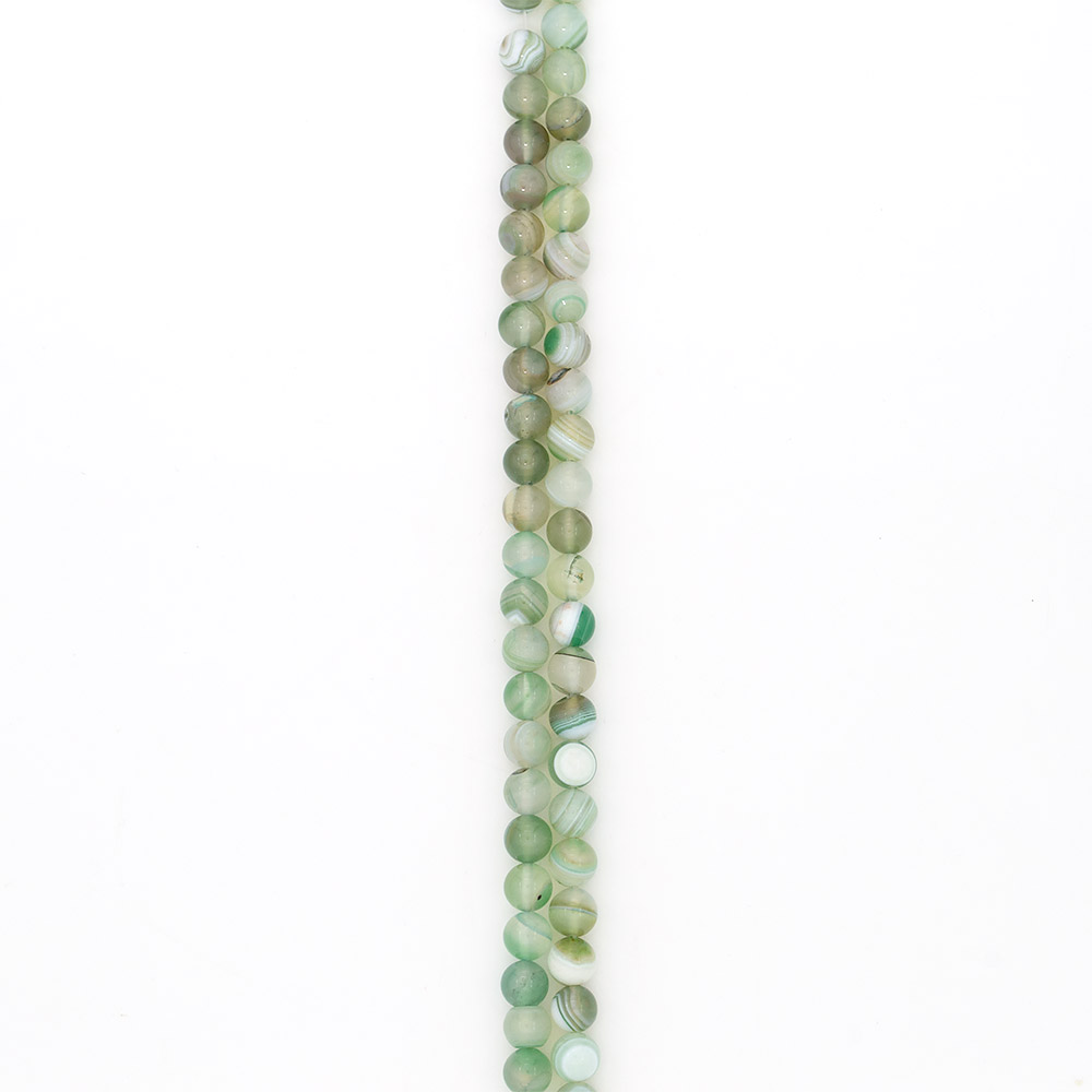 Фото товара агат шар цвет бледно-зеленый 10 мм