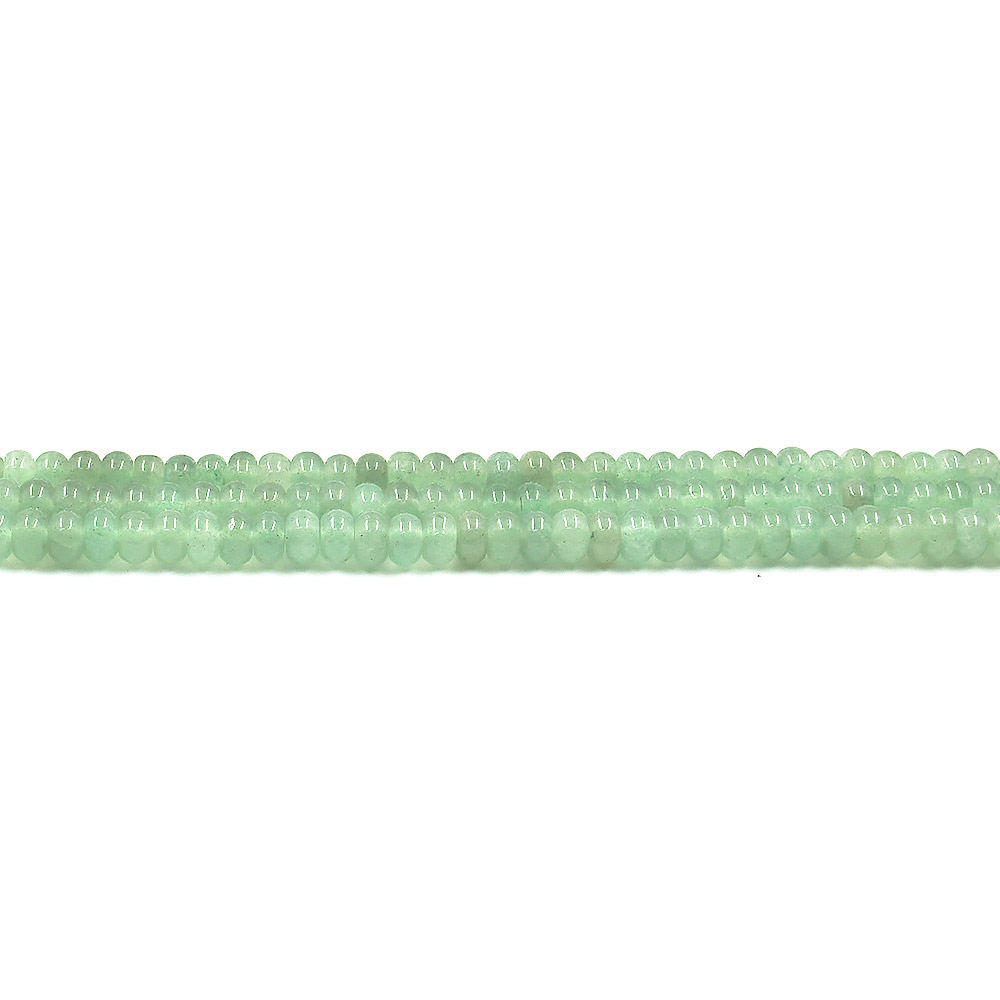 Авантюрин зеленый натура рондоль 6*3,5 мм