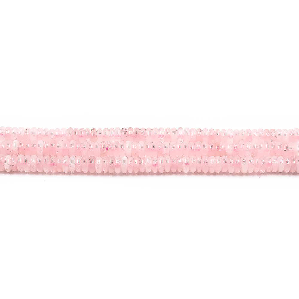 Розовый кварц разделитель 6*2 мм