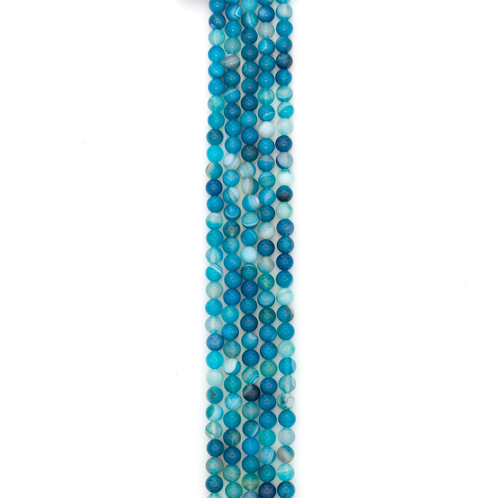 Фото товара агат шар цвет сине-зеленый 8 мм