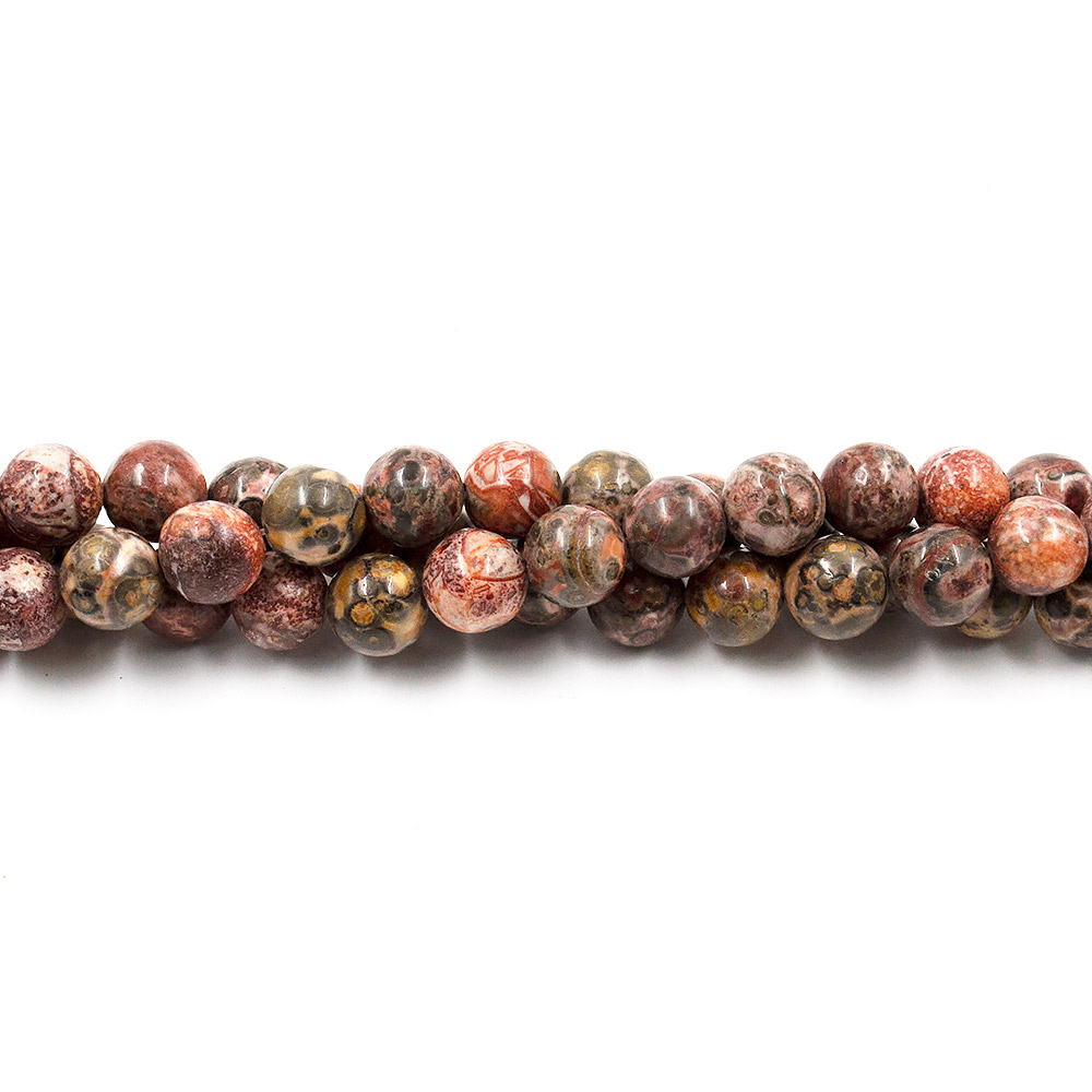 Фото товара яшма леопардовая яркая шар 10 мм