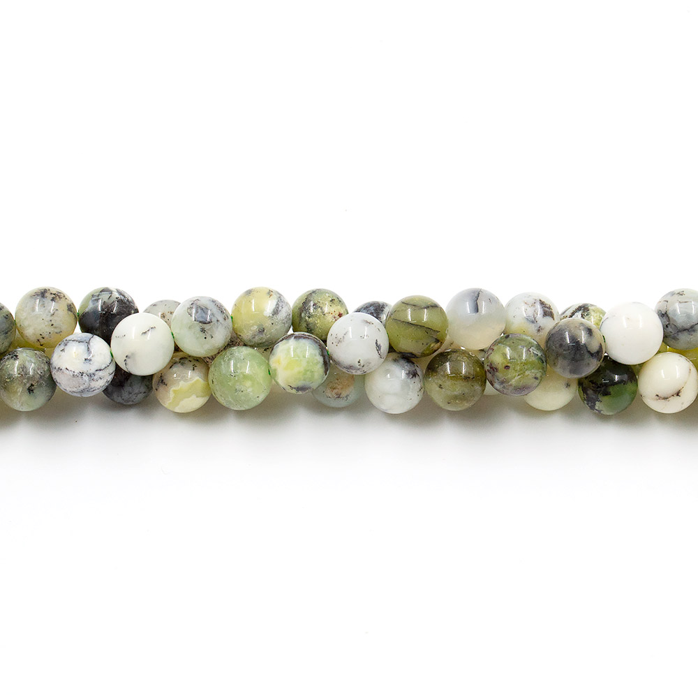 Фото товара опал зеленый шар 9,5 мм