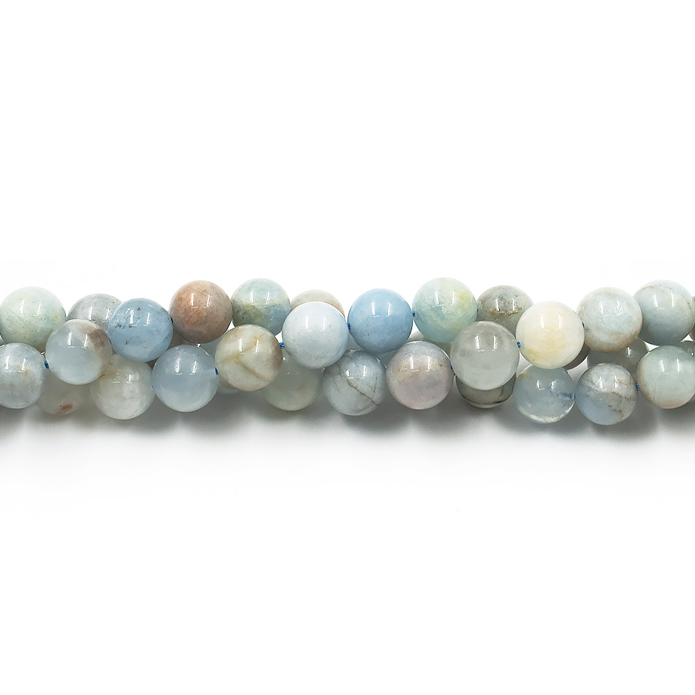 Аквамарин шар микс темный