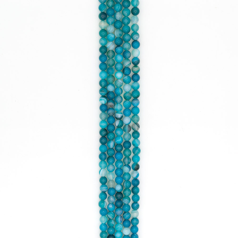 Фото товара агат шар цвет морской волны 8 мм