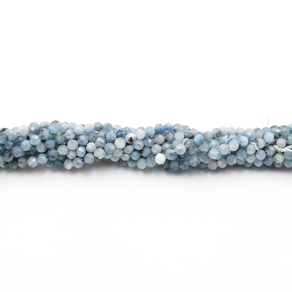 Аквамарин шар 4 мм грань 2с