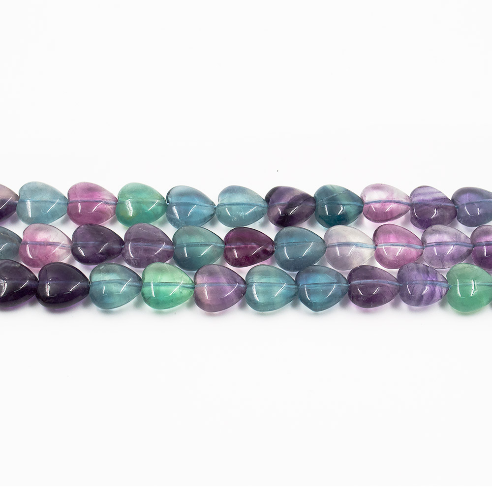 Фото товара флюорит радужный сердце 12*12 мм