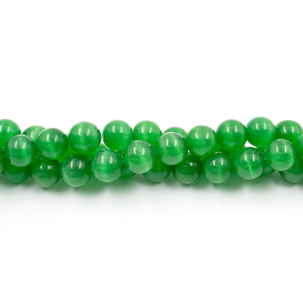 Фото товара кошачий глаз имитация шар цвет зеленый 12 мм 