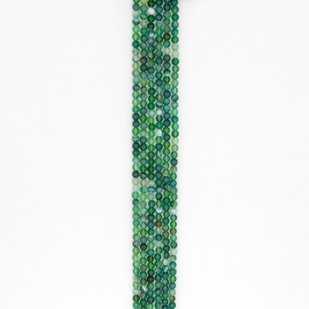 Фото товара агат шар цвет зеленый 6 мм