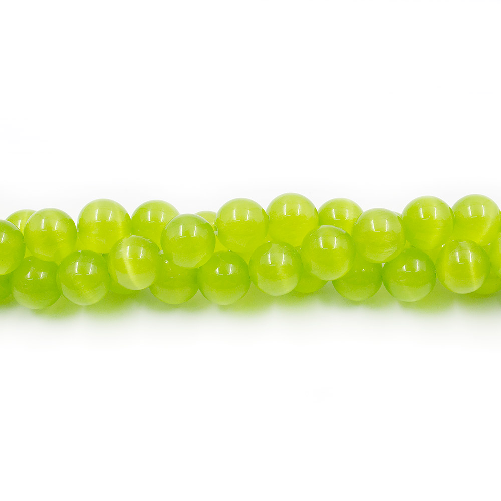 Фото товара кошачий глаз имитация шар цвет хризолит 12 мм