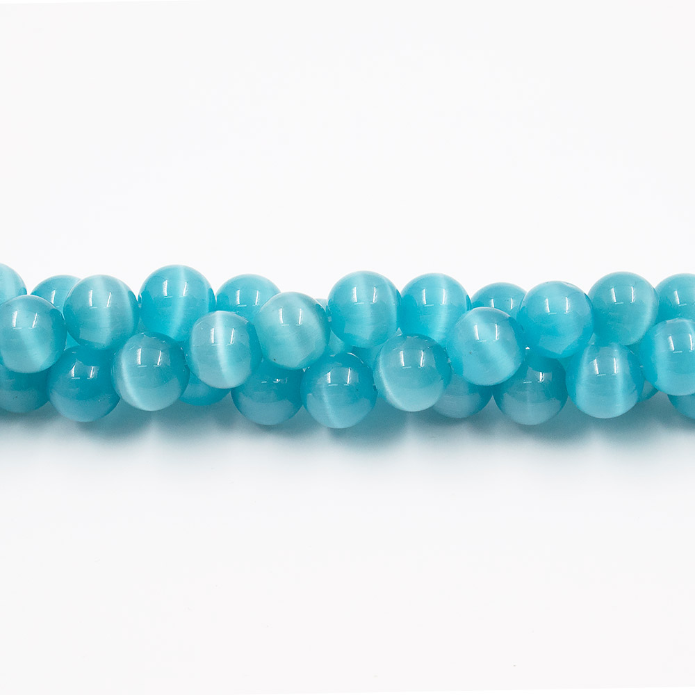 Фото товара кошачий глаз имитация шар цвет лазурный 12 мм 