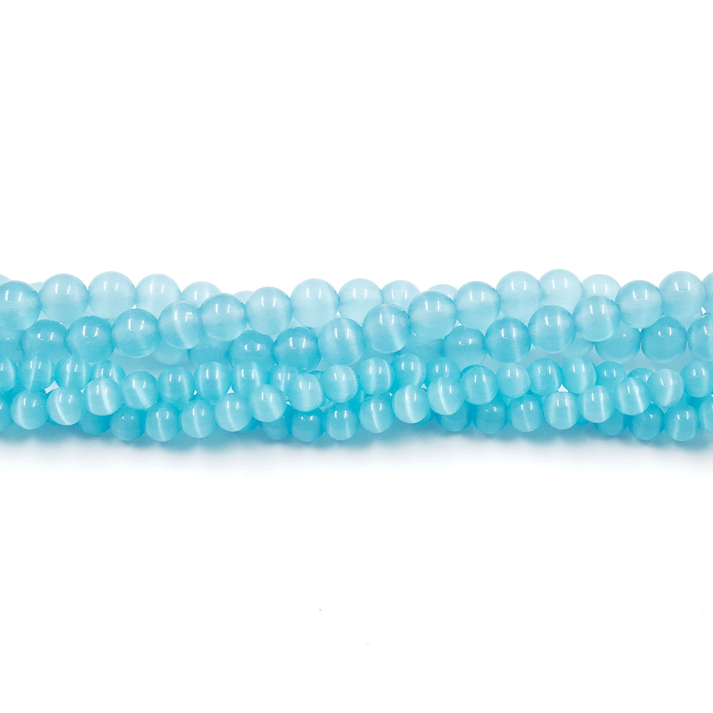 Фото товара кошачий глаз имитация шар цвет ярко-голубой