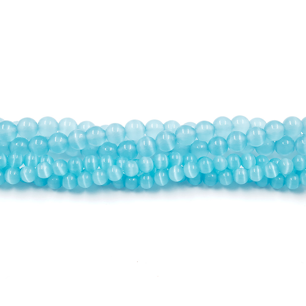 Фото товара кошачий глаз имитация шар цвет ярко-голубой