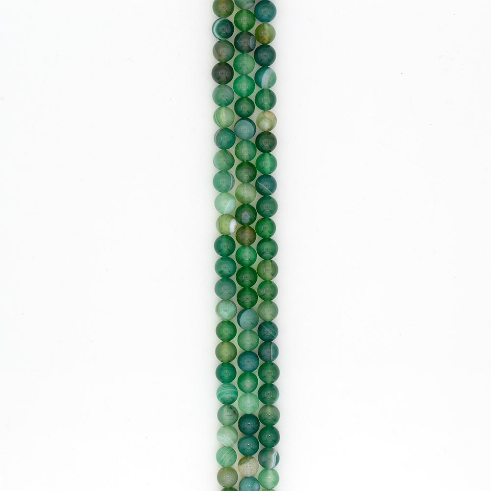 Фото товара агат шар цвет зеленый 10 мм