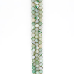 Агат шар цвет бледно-зеленый 12 мм