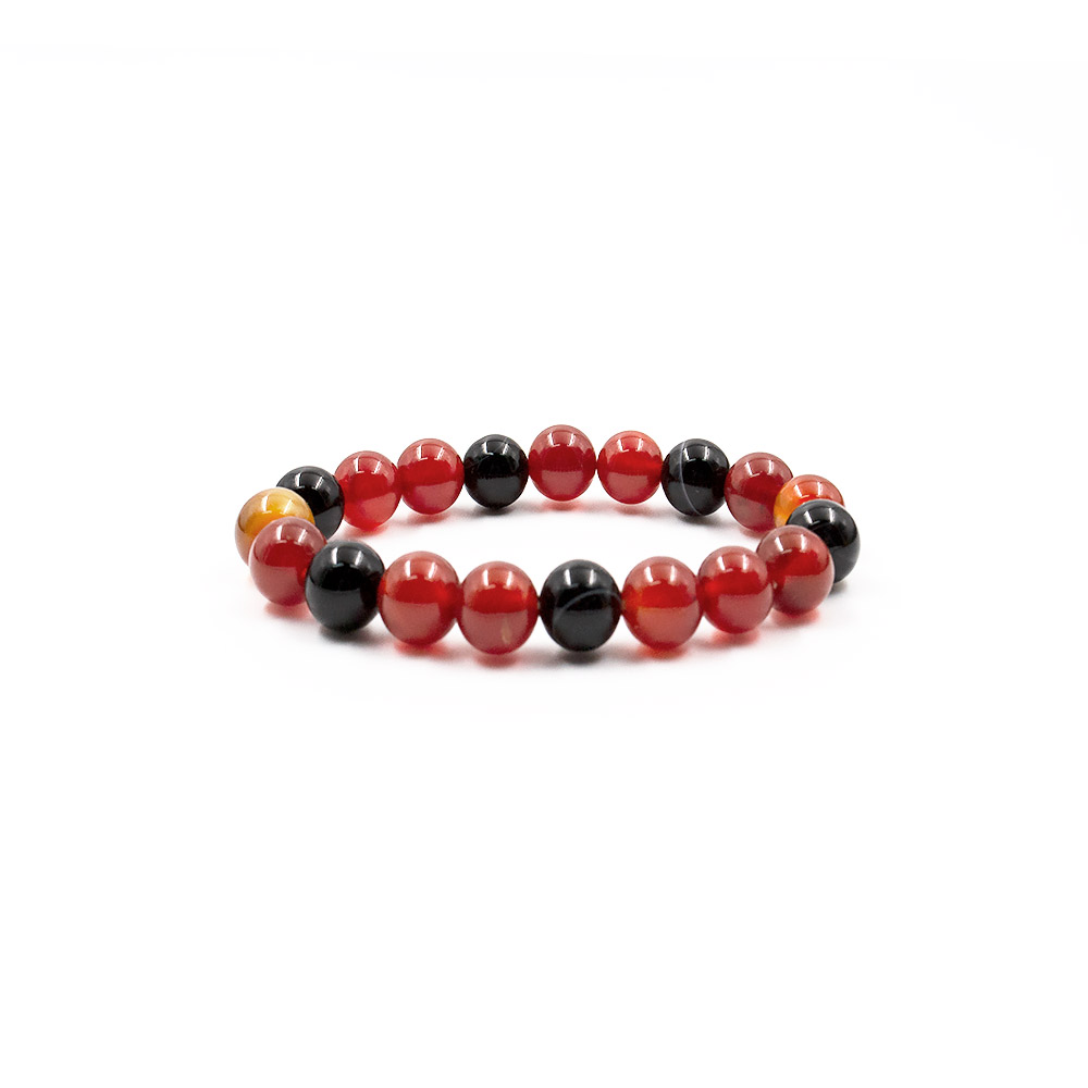 Фото товара браслет из сердолика,агата черного шар 2/1