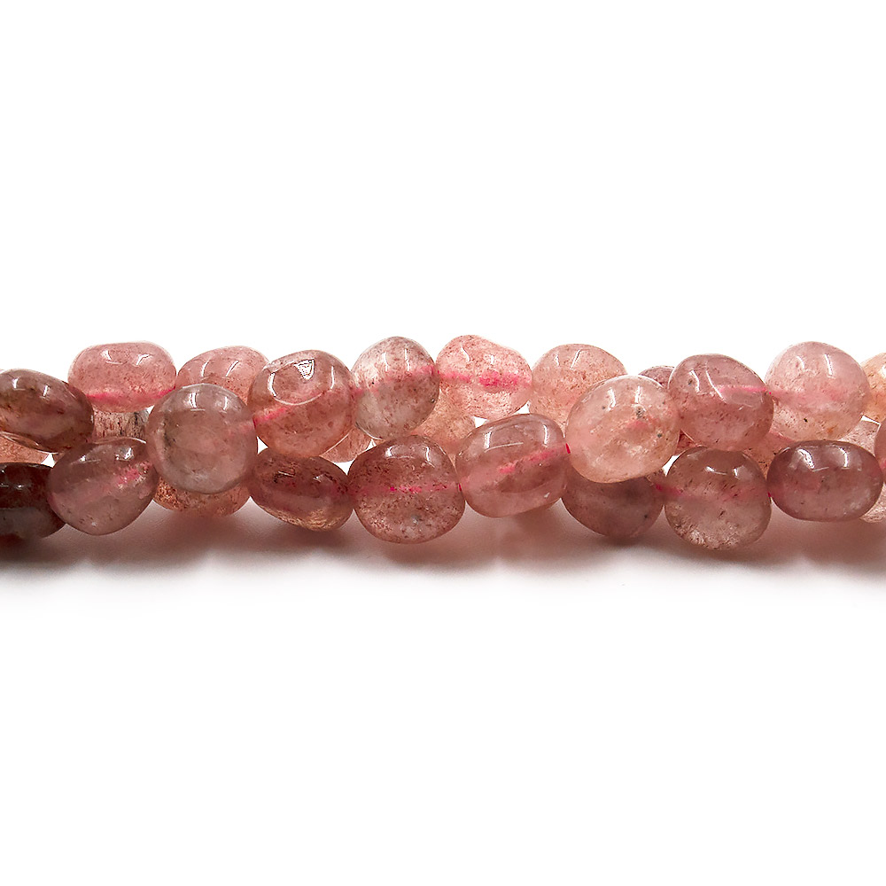 Земляничный кварц галтовка от 9*8 до 11*10 мм