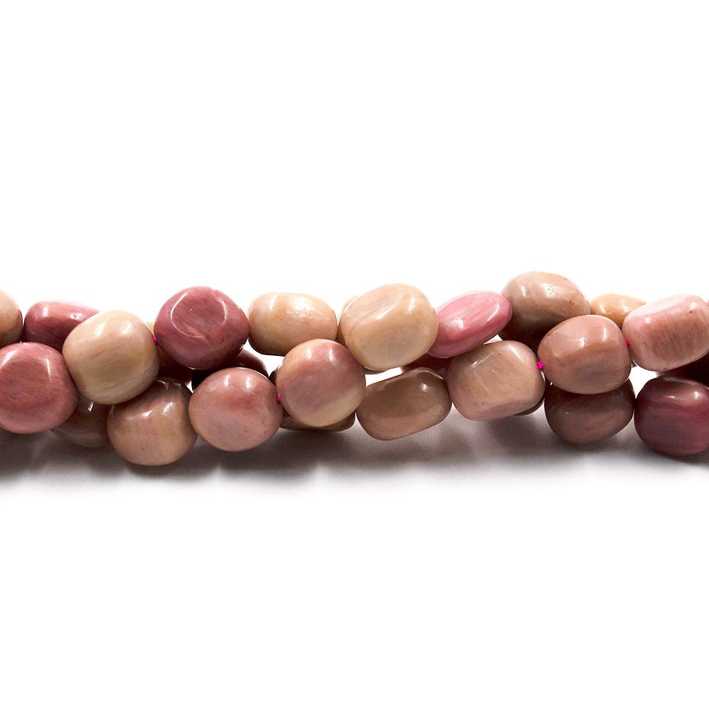 Фото товара родонит розовый галтовка округлая 9*9 мм