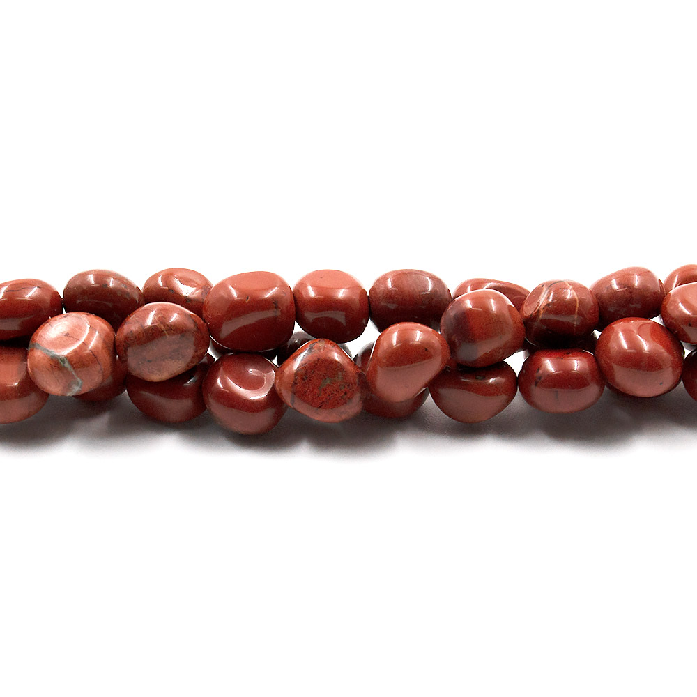 Фото товара яшма кирпичная галтовка 10*9 мм