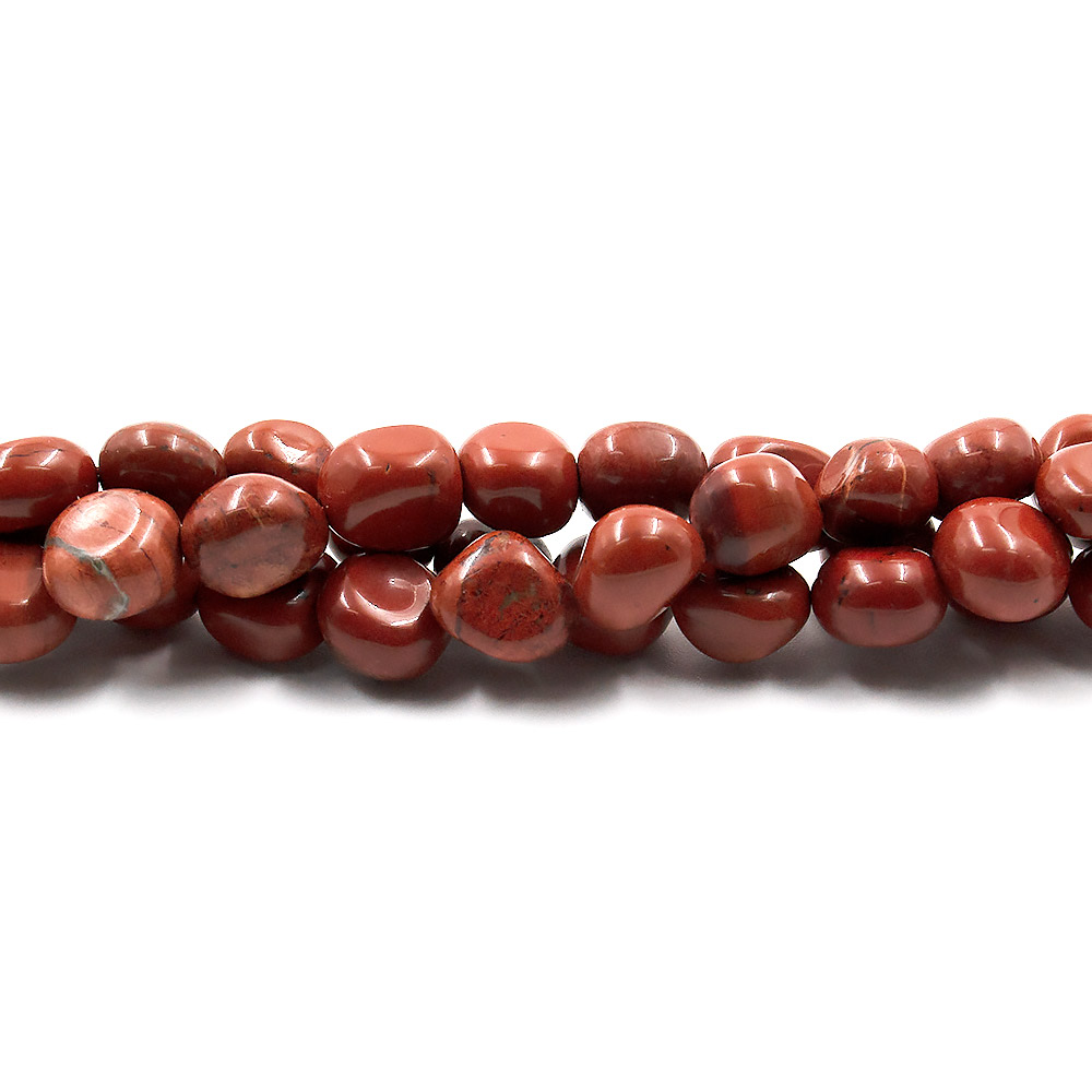 Яшма кирпичная галтовка 10*9 мм