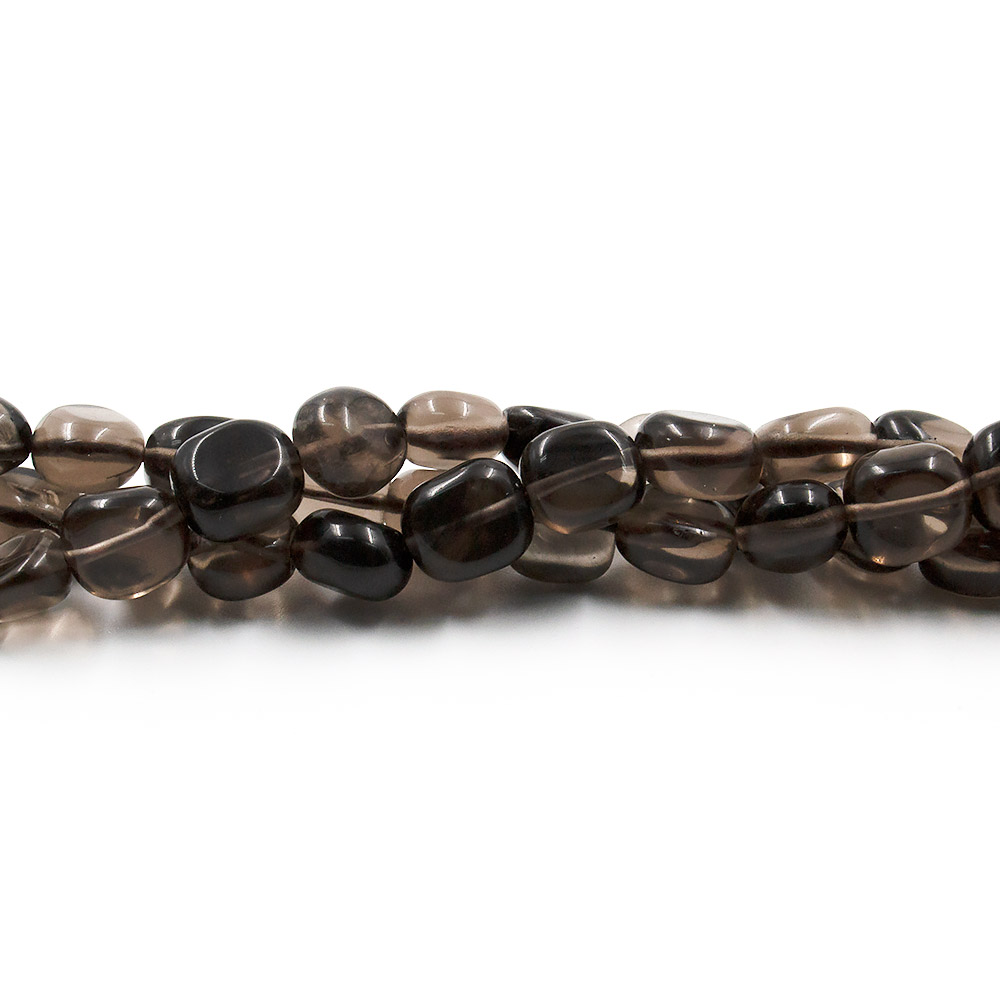 Фото товара раухтопаз галтовка округлая 9*8 мм